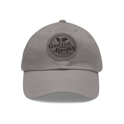 Good God Almighty Logo Hat with Round Leather Patch