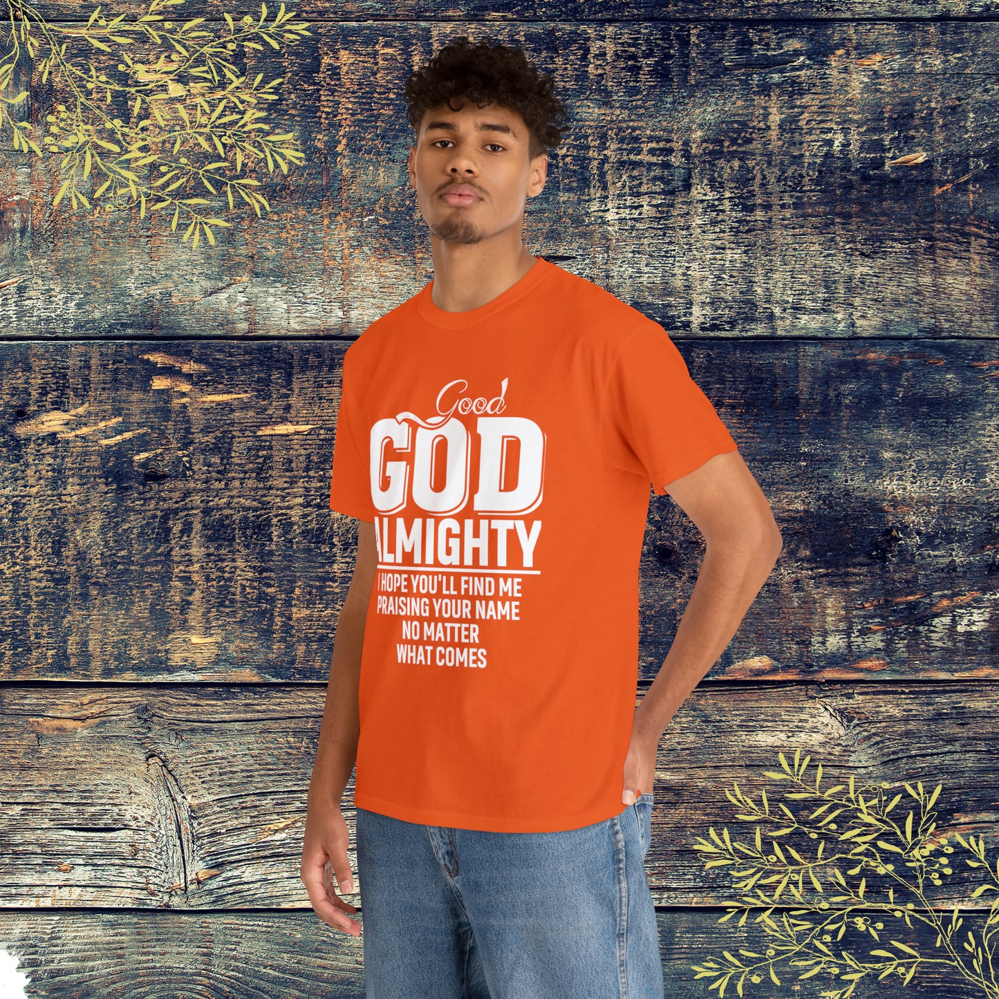 Good God Almighty Unisex Heavy Cotton Tee