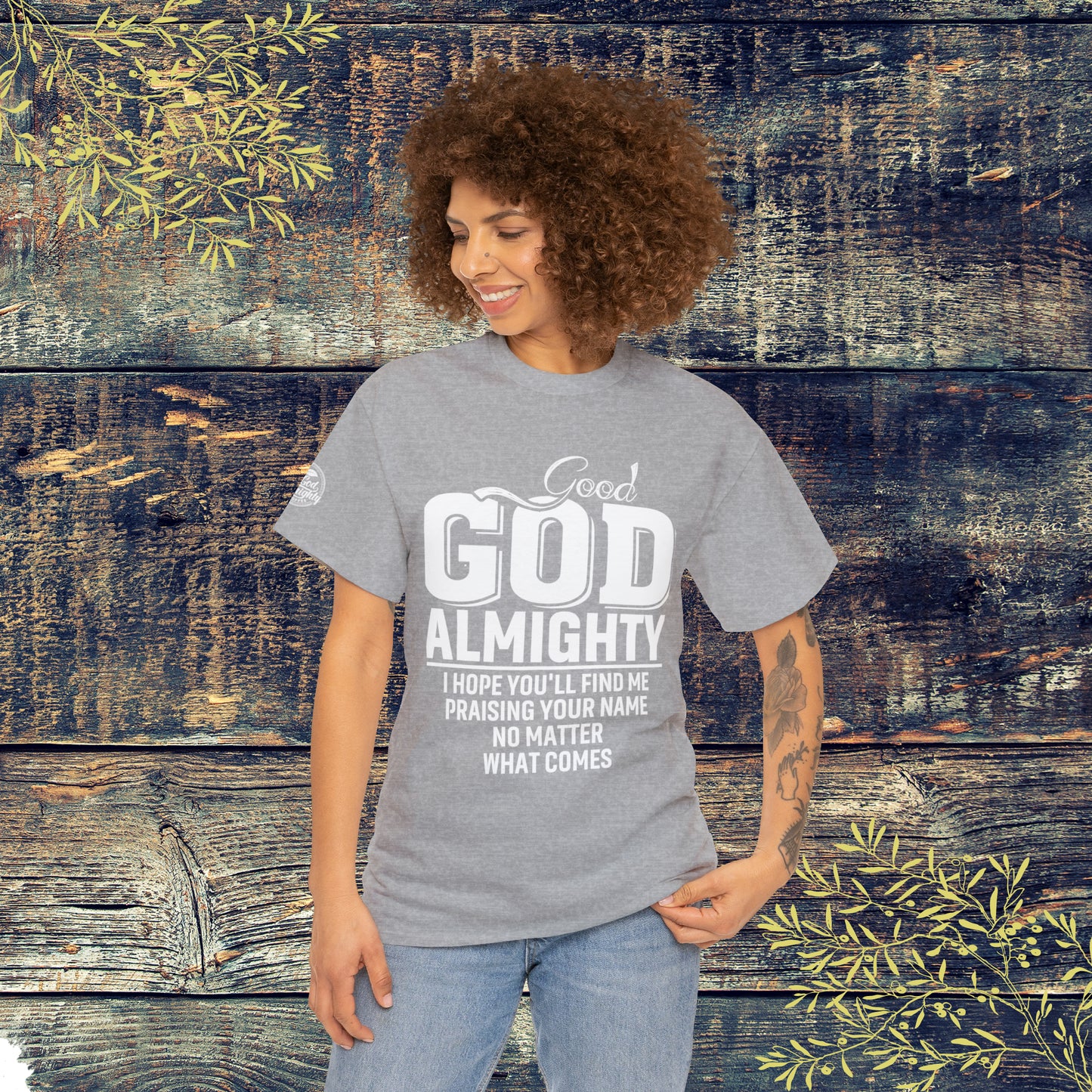 Good God Almighty Unisex Heavy Cotton Tee