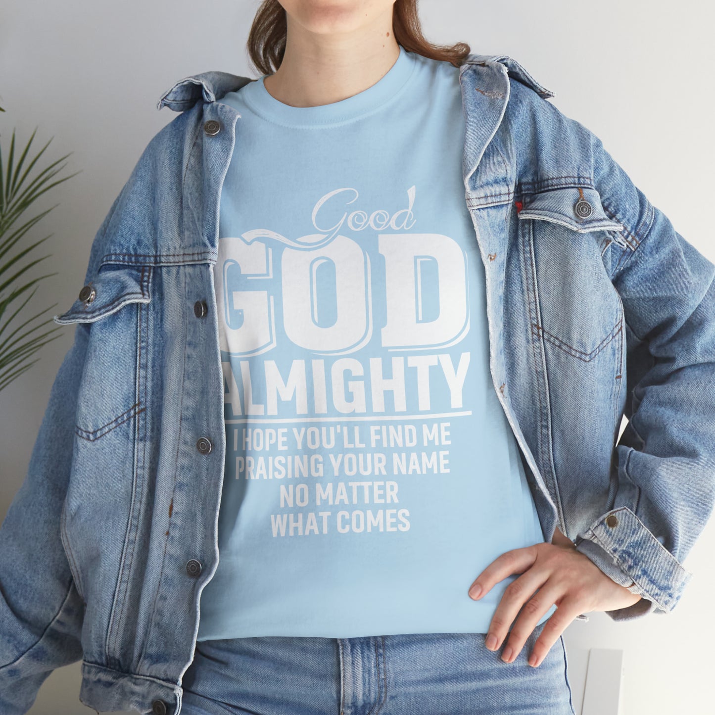 Good God Almighty Unisex Heavy Cotton Tee