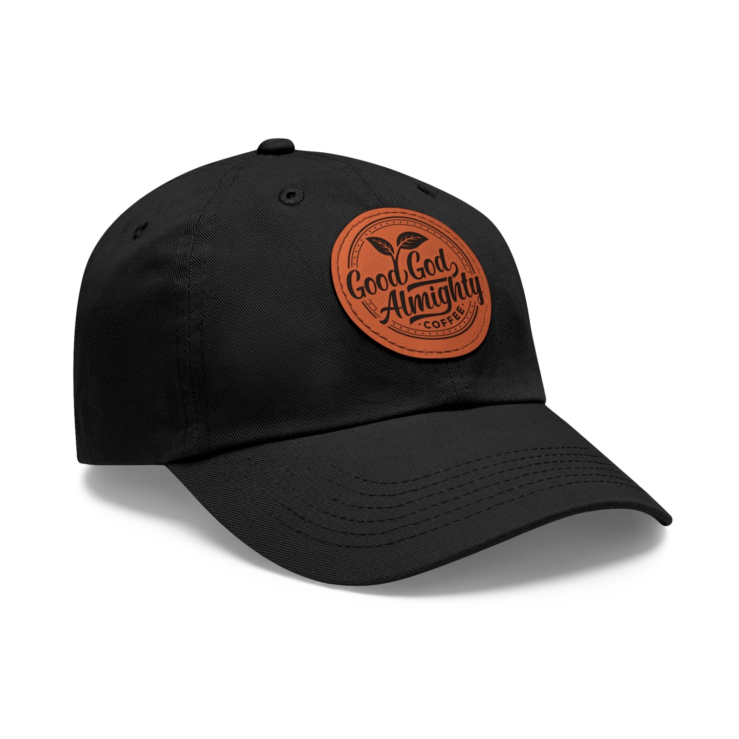 Good God Almighty Logo Hat with Round Leather Patch