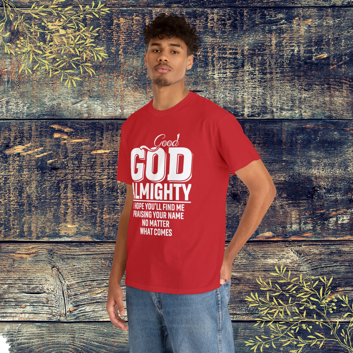 Good God Almighty Unisex Heavy Cotton Tee