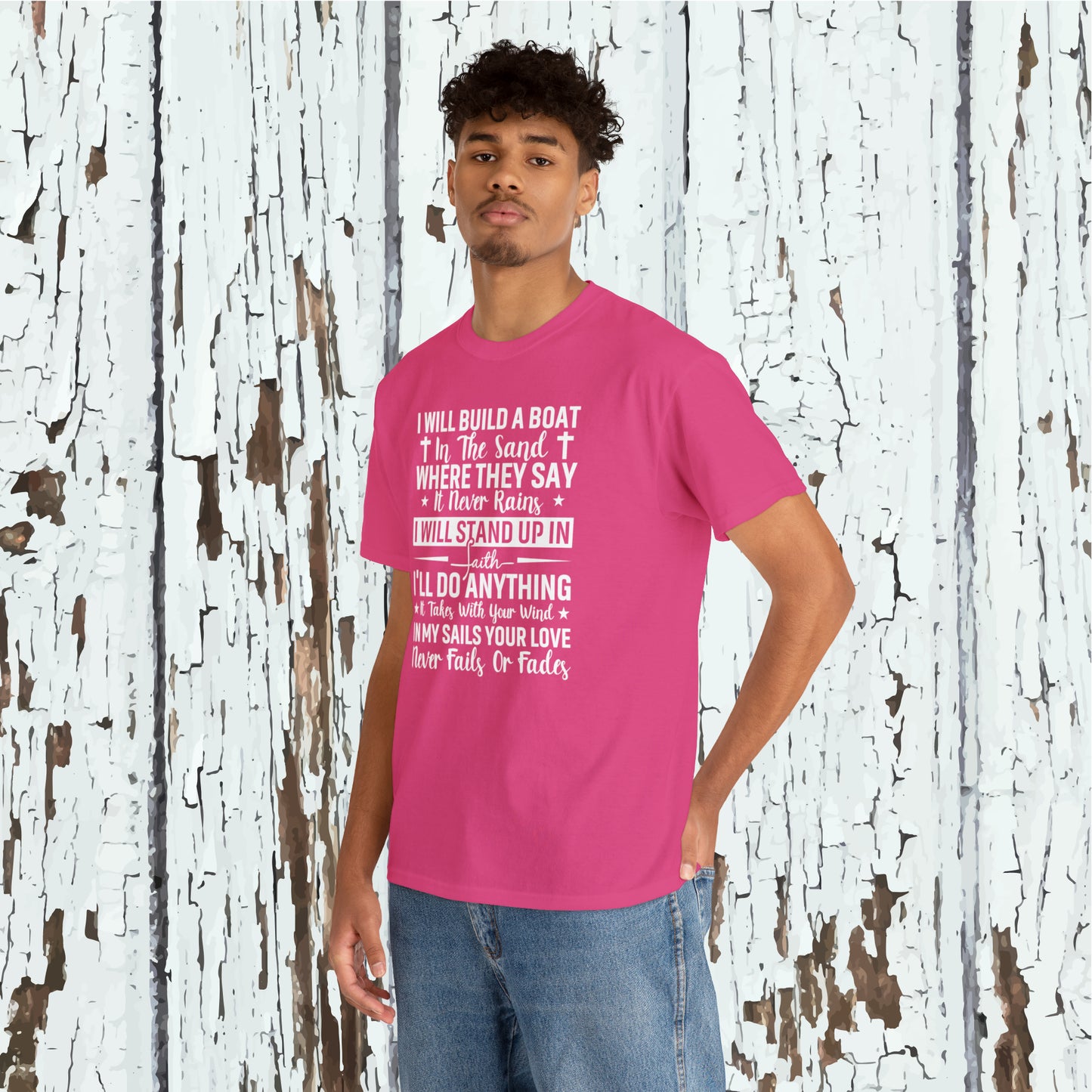 I'll Build a Boat Unisex Cotton Tee