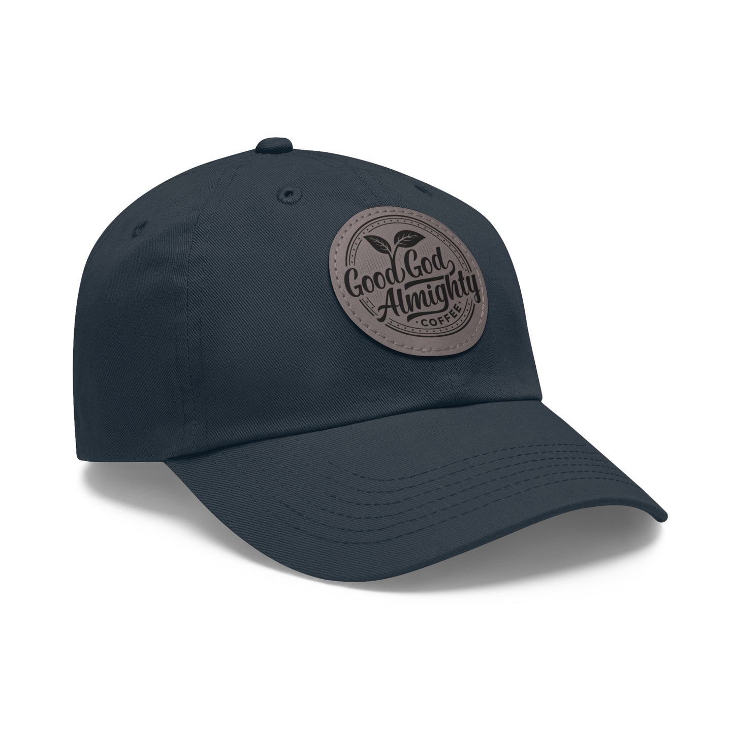 Good God Almighty Logo Hat with Round Leather Patch