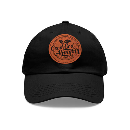 Good God Almighty Logo Hat with Round Leather Patch