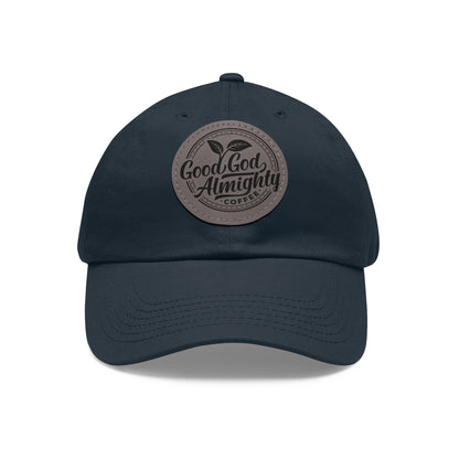 Good God Almighty Logo Hat with Round Leather Patch