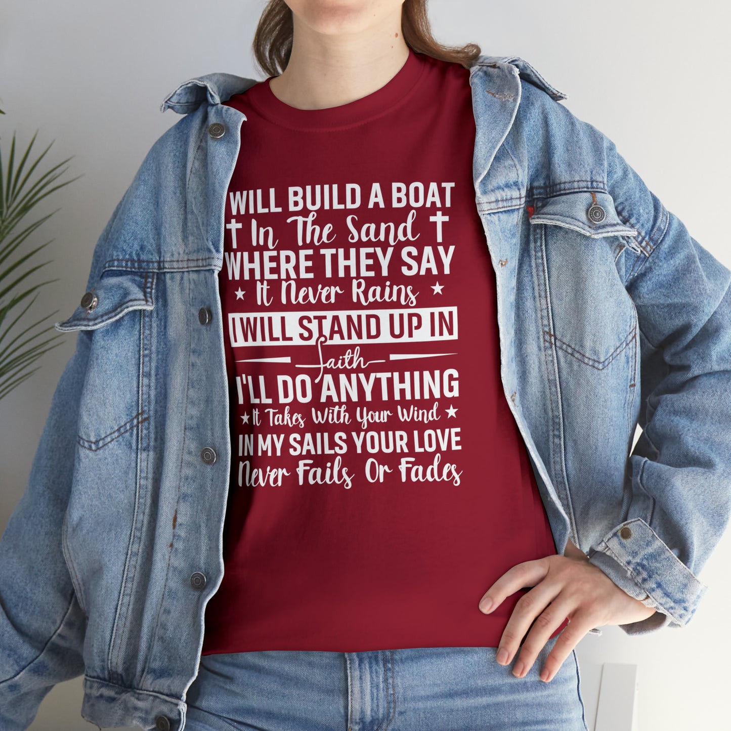 I'll Build a Boat Unisex Cotton Tee