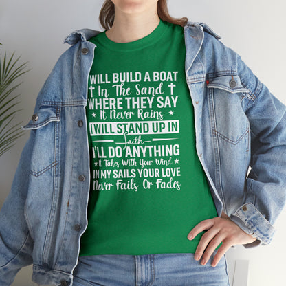 I'll Build a Boat Unisex Cotton Tee