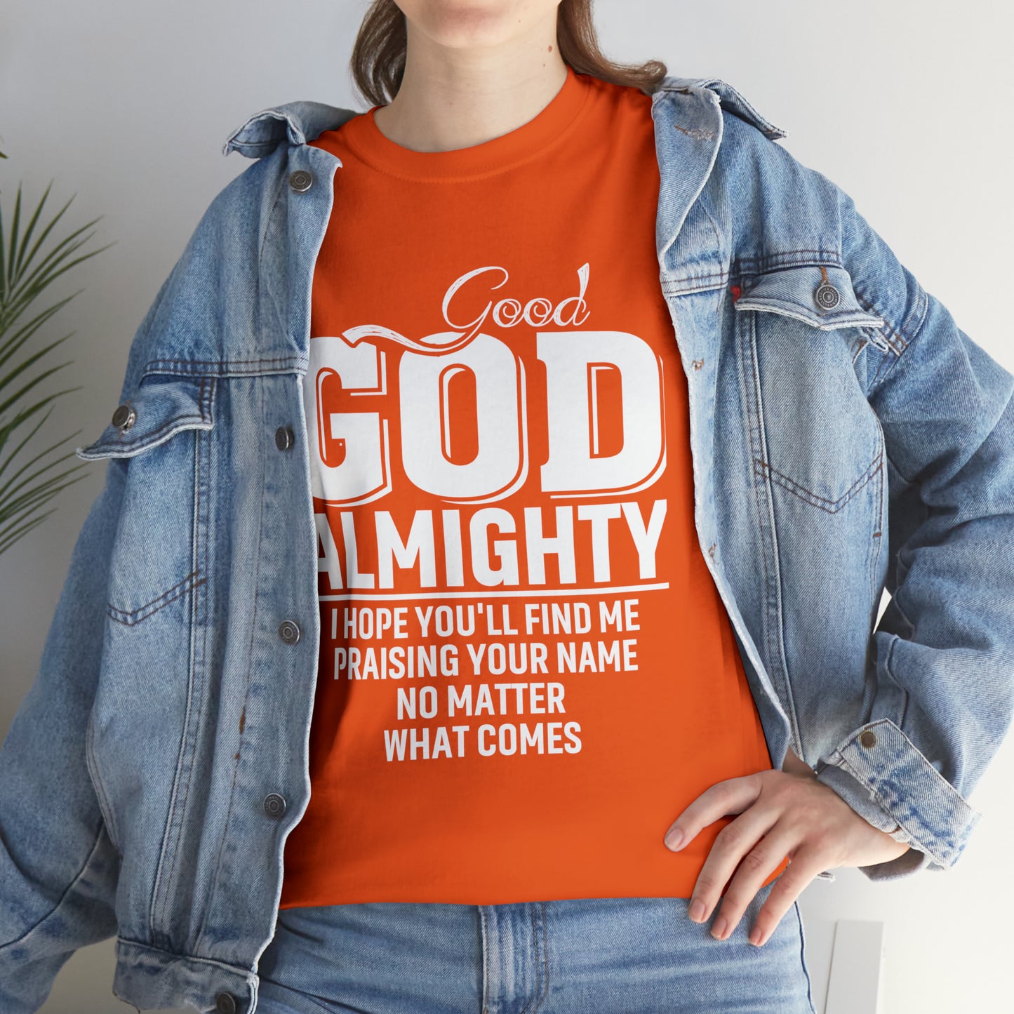 Good God Almighty Unisex Heavy Cotton Tee