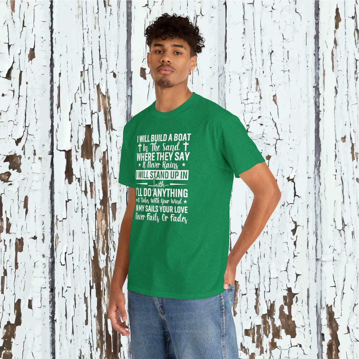 I'll Build a Boat Unisex Cotton Tee